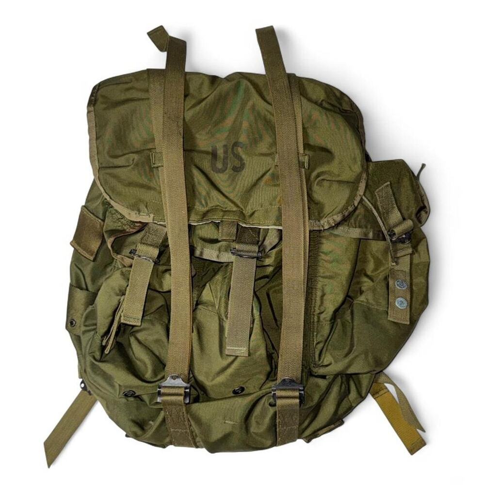 Vintage 1980 USGI ALICE Pack Medium Rucksack OD Green Genuine Military Surplus